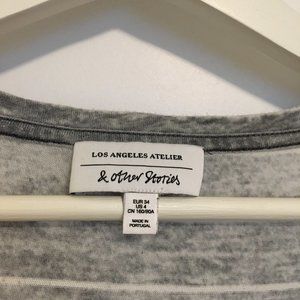 & Other Stories Striped T-Shirt